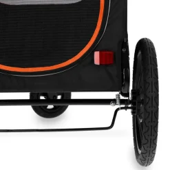 Nomad Tales Spirit Bike Trailer, ebony / tangerine