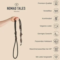 Nomad Tales Spirit -talutushihna, stone