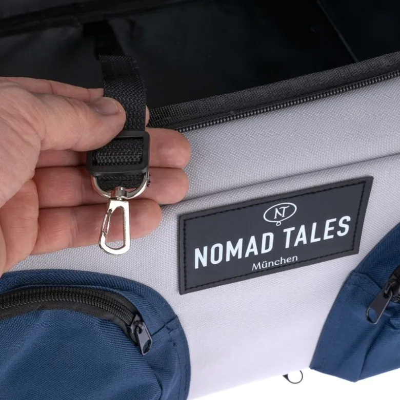 Nomad Tales Spirit -turvaistuin koirille, harmaa/sininen