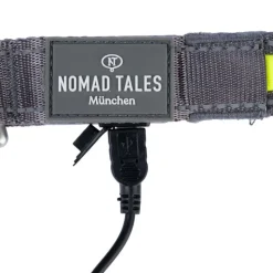 Nomad Tales Spirit USB LED -lenkkeilyihihna neonkeltainen & harmaa
