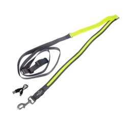 Nomad Tales Spirit USB LED -lenkkeilyihihna neonkeltainen & harmaa