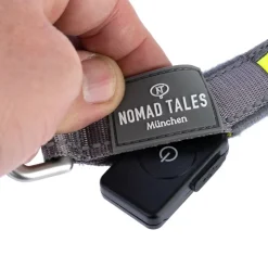 Nomad Tales Spirit USB LED -lenkkeilyihihna neonkeltainen & harmaa