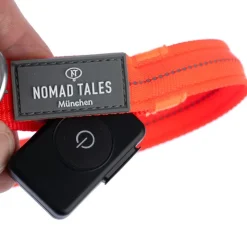 Nomad Tales Spirit USB LED -nailonkaulapanta, oranssi