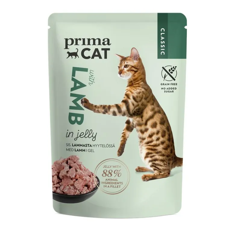 PrimaCat Classic hyytelössä 12 x 85 g