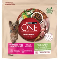 Purina One Mini Weight Control / Sterilised - kalkkuna ja riisi