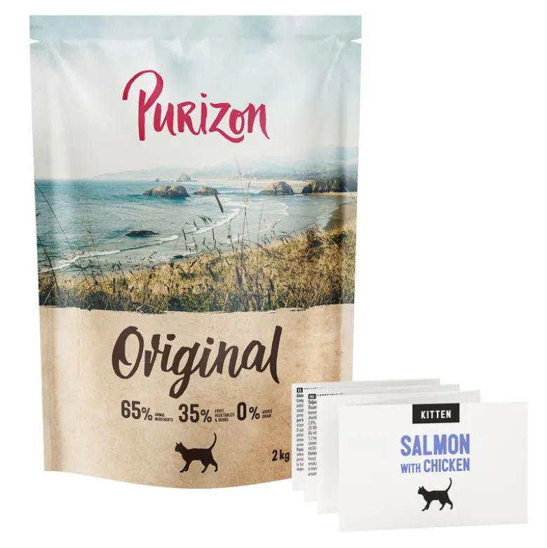 Purizon Kitten lohi ja kana - viljaton
