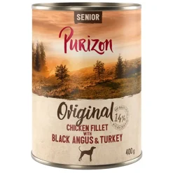 Purizon Senior kanafilee, Black Angus -nauta & kalkkuna