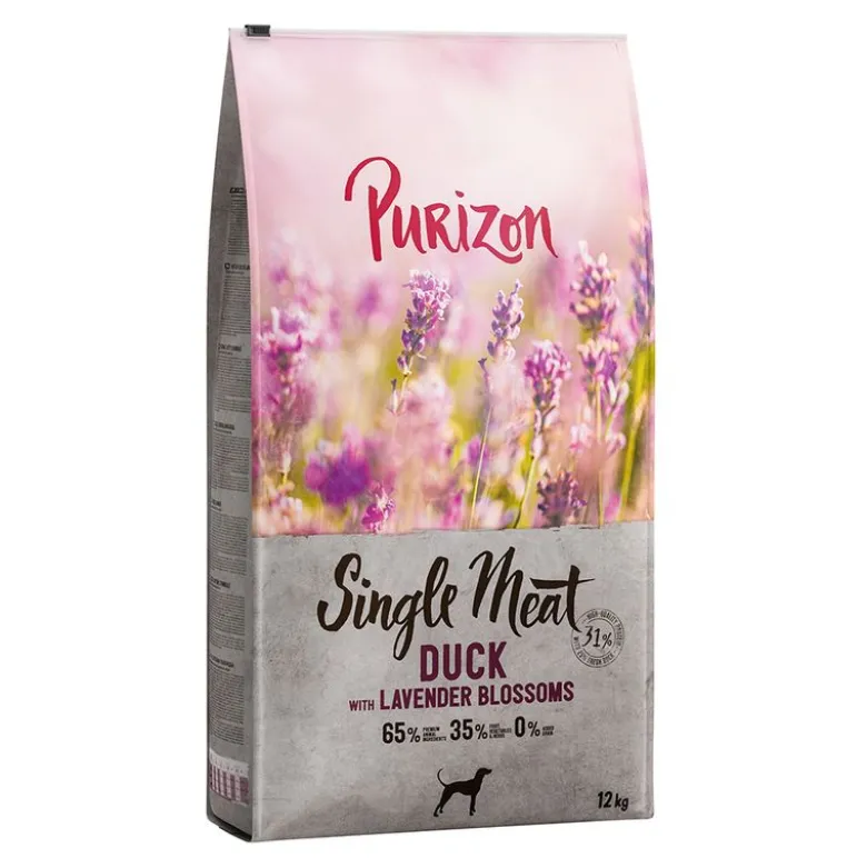 Purizon Single Meat Adult ankka, omena & laventelinkukka