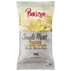 Purizon Single Meat kana ja kamomillankukka
