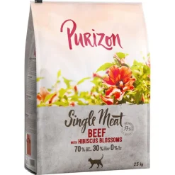 Purizon Single Meat nauta & hibiskuksenkukka
