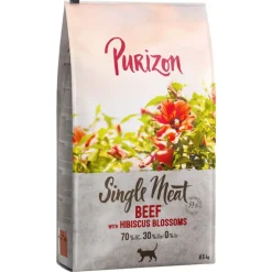 Purizon Single Meat nauta & hibiskuksenkukka