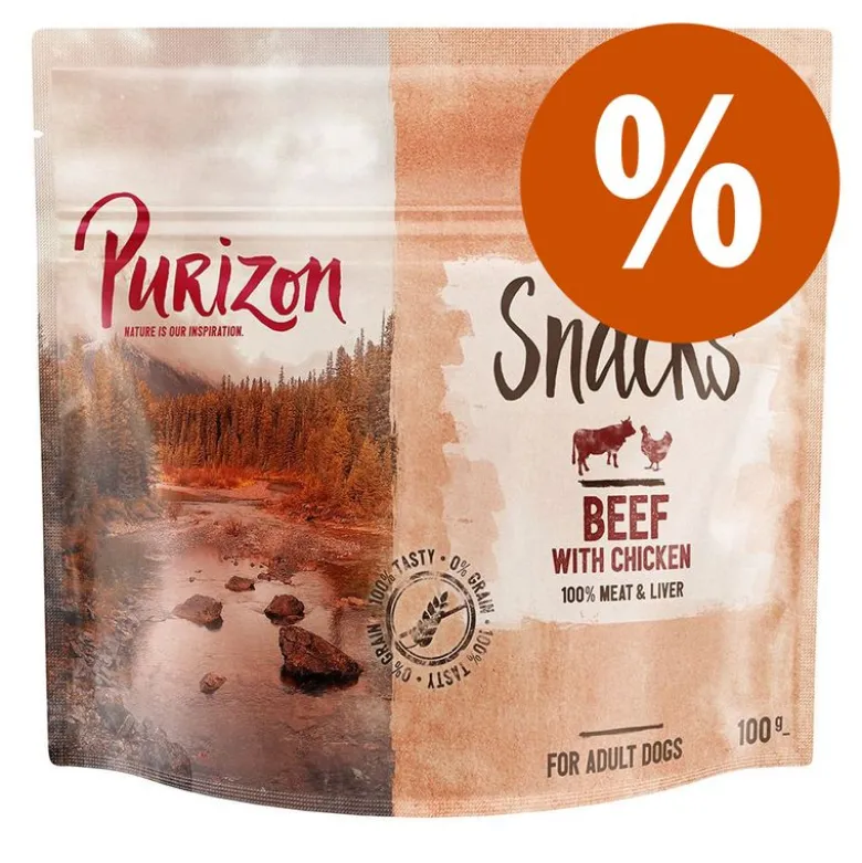 Purizon Snack -säästöpakkaus 3 x 100 g