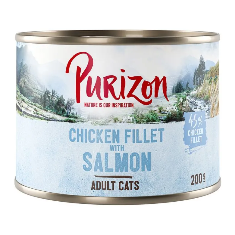 Purizon-yksittäispakkaus kanafilee & lohi