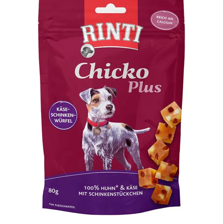 RINTI Chicko Plus -juusto- & kinkkukuutiot
