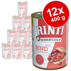 RINTI Kennerfleisch -säästöpakkaus 12 x 400 g