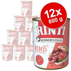 RINTI Kennerfleisch -säästöpakkaus 12 x 800 g