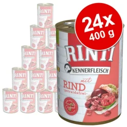 RINTI Kennerfleisch -säästöpakkaus 24 x 400 g