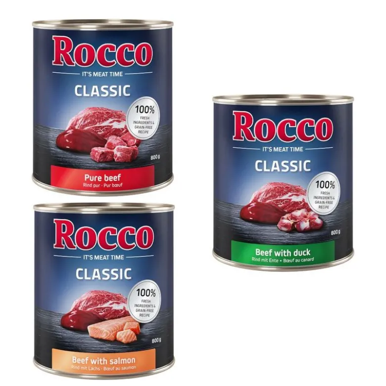 Rocco Classic -kokeilulajitelma 6 x 800 g