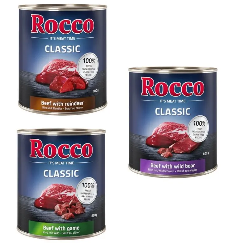 Rocco Classic -kokeilulajitelma 6 x 800 g