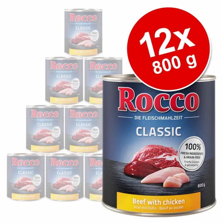 Rocco Classic -säästöpakkaus 12 x 800 g