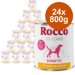 Rocco Diet Care Diabetic kana, nauta ja riisi 800 g