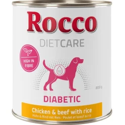 Rocco Diet Care Diabetic kana, nauta ja riisi 800 g
