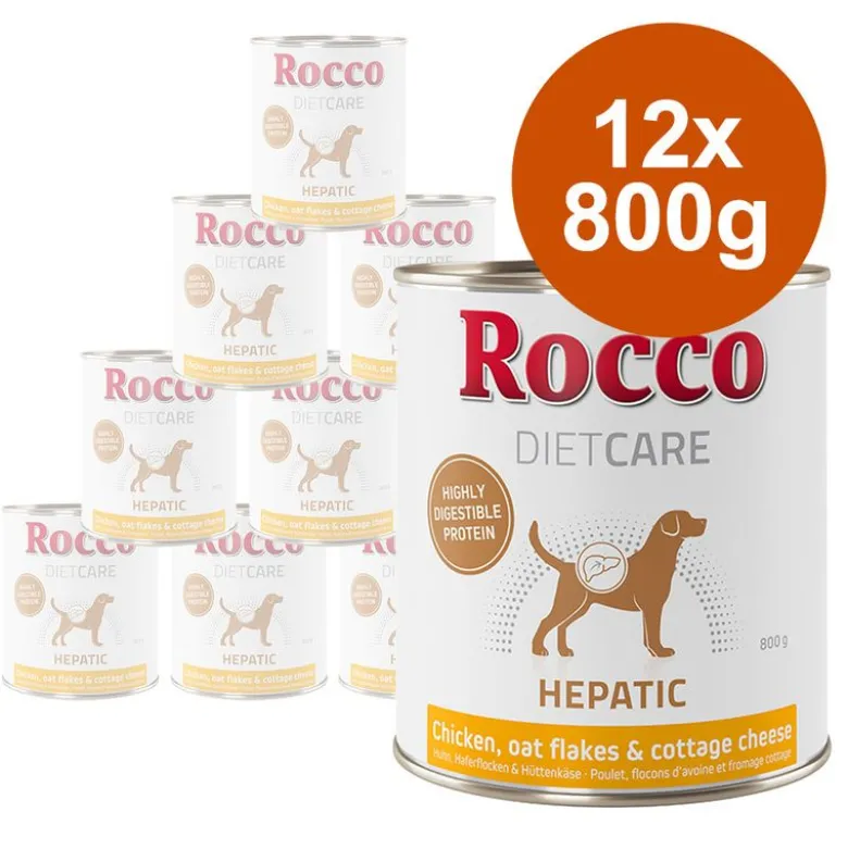 Rocco Diet Care Hepatic kana, kaurahiutaleet & raejuusto 800 g