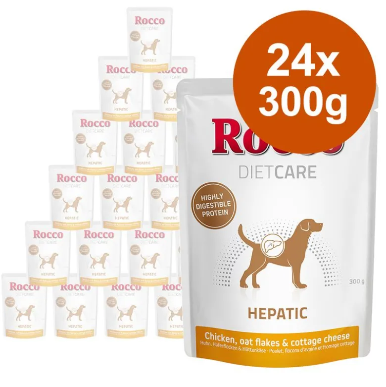 Rocco Diet Care Hepatic Pouch kana, kaurahiutaleet & raejuusto 300 g