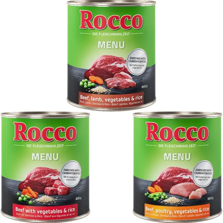 Rocco-kokeilupakkaus 6 x 800 g