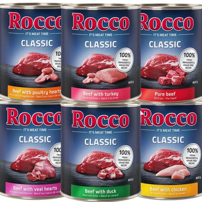 Rocco-kokeilupakkaus 6 x 800 g