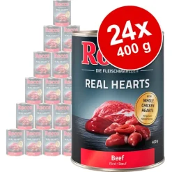 Rocco Real Hearts -säästöpakkaus 24 x 400 g