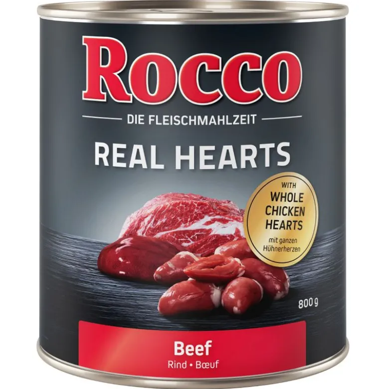 Rocco Real Hearts -säästöpakkaus 24 x 800 g