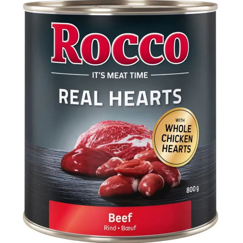 Rocco Real Hearts -säästöpakkaus 24 x 800 g