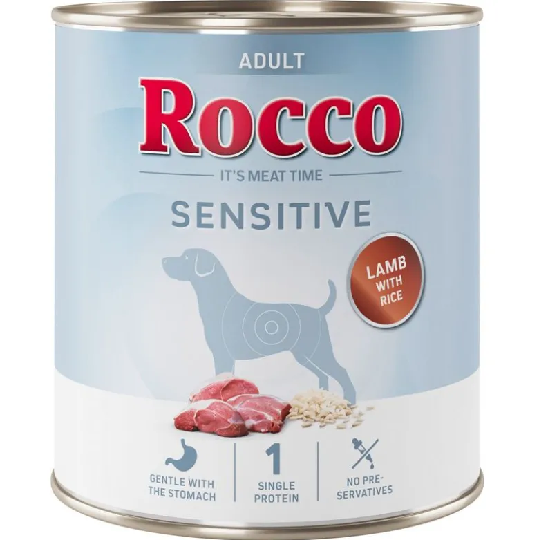 Rocco Sensitive -säästöpakkaus 24 x 400 / 800 g