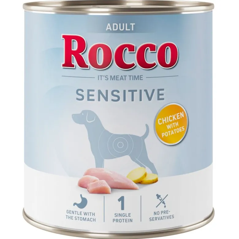 Rocco Sensitive -säästöpakkaus 24 x 400 / 800 g