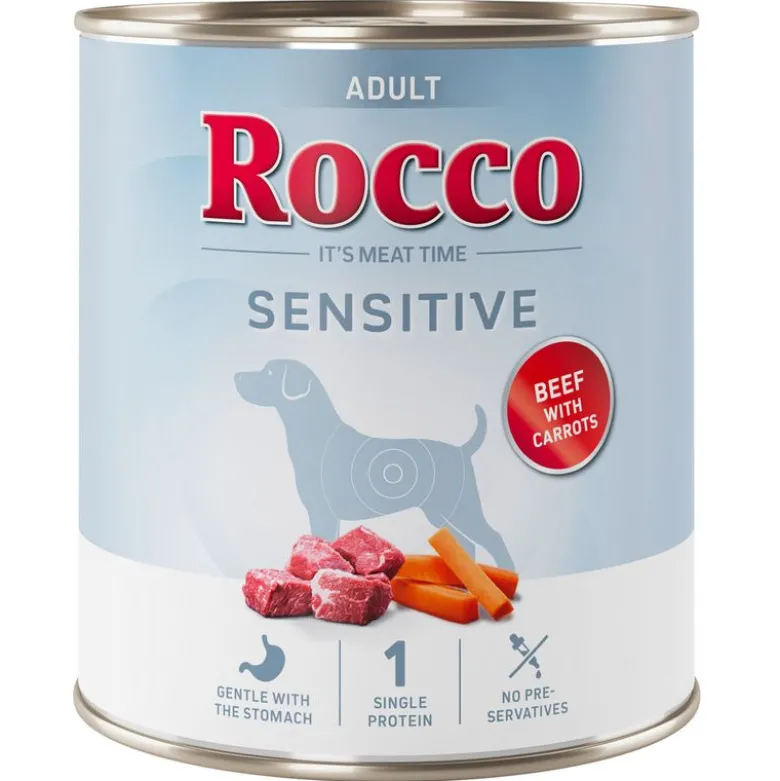 Rocco Sensitive -säästöpakkaus 24 x 400 / 800 g