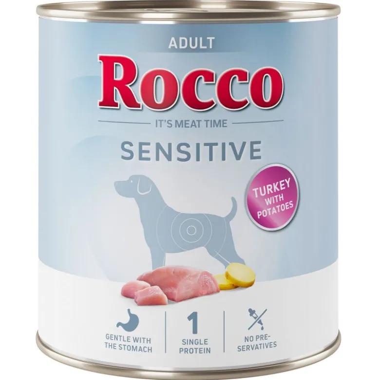 Rocco Sensitive -säästöpakkaus 24 x 400 / 800 g
