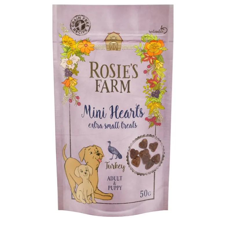 Rosie's Farm Puppy -herkut "Mini Hearts" kalkkuna