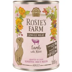 Rosie's Farm Single Meat Adult 6 x 395 g