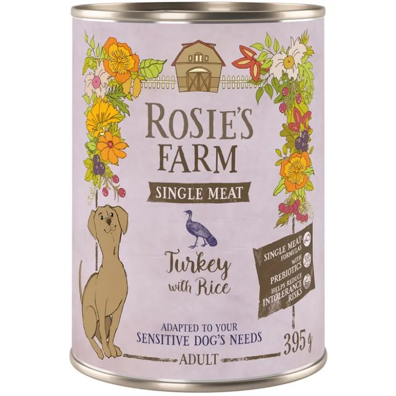 Rosie's Farm Single Meat Adult 6 x 395 g