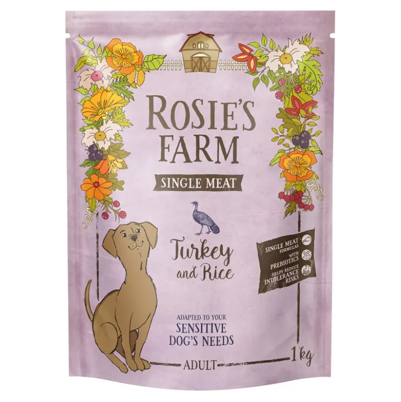 Rosie's Farm Single Meat Adult kalkkuna & riisi