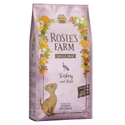 Rosie's Farm Single Meat Adult kalkkuna & riisi