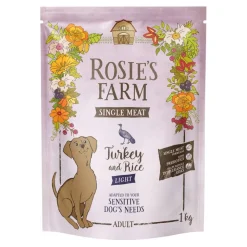 Rosie's Farm Single Meat Light kalkkuna & riisi