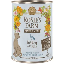 Rosie's Farm Single Meat Senior 6 x 395 g