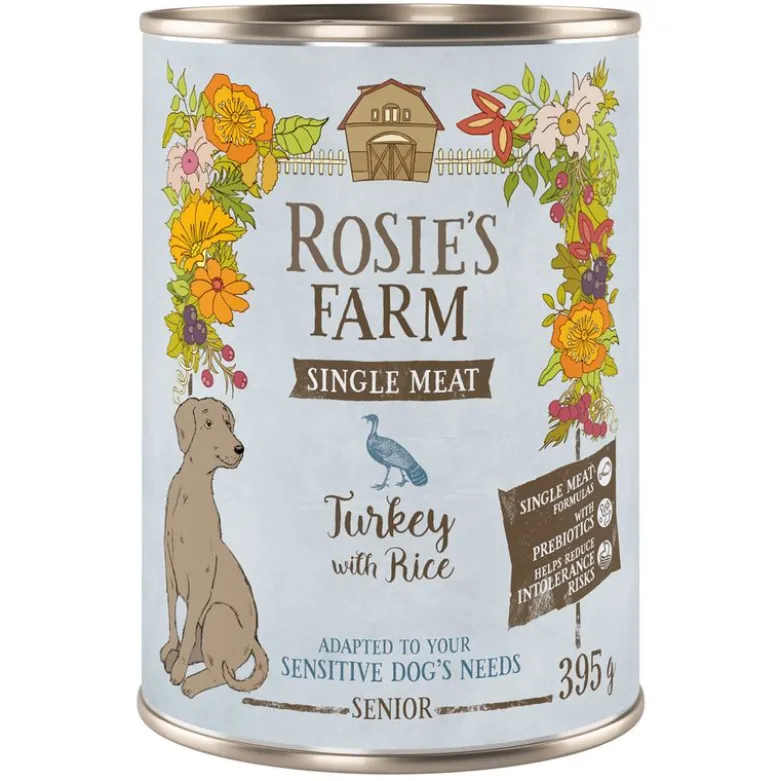Rosie's Farm Single Meat Senior 6 x 395 g