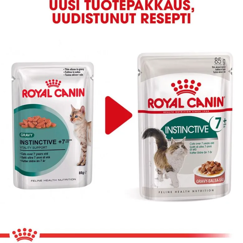 Royal Canin Instinctive 7+ kastikkeessa