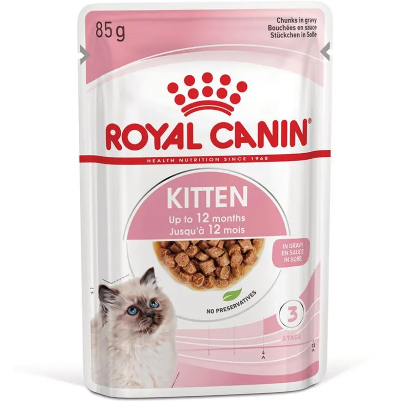 Royal Canin Kitten kastikkeessa
