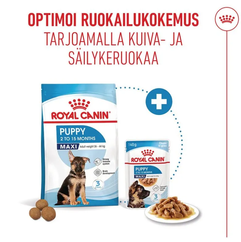 Royal Canin Maxi Puppy kastikkeessa
