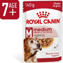 Royal Canin Medium Ageing kastikkeessa