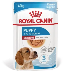Royal Canin Medium Puppy kastikkeessa